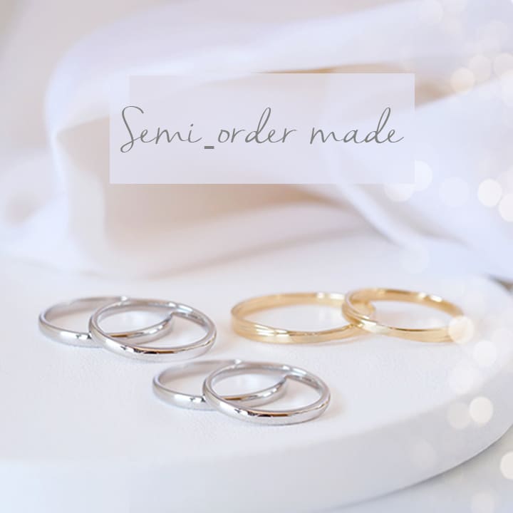 1点、1点手作りの10金18金プラチナリング