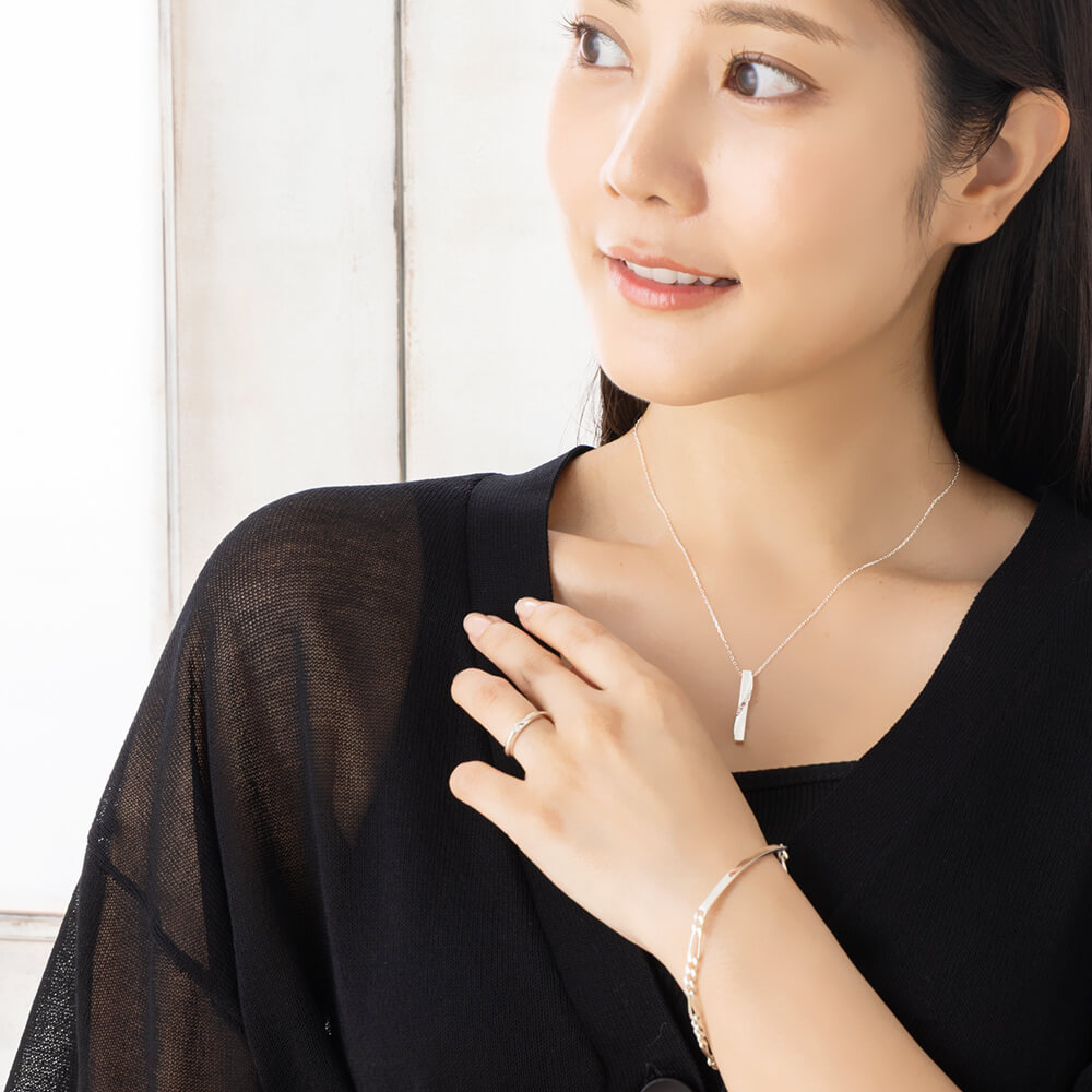 即日発送】【刻印可】シルバーチェーン プレートブレスレット