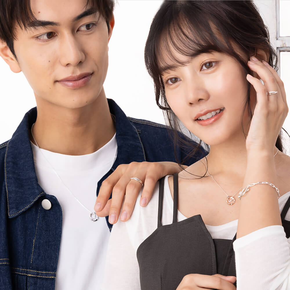 LOVERS SCENE ラバーズシーン 誕生石 リングネックレス