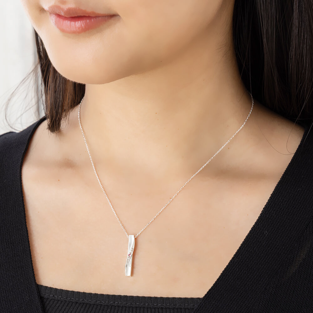 LOVERS SCENE ラバーズシーン 誕生石ライン ネックレス