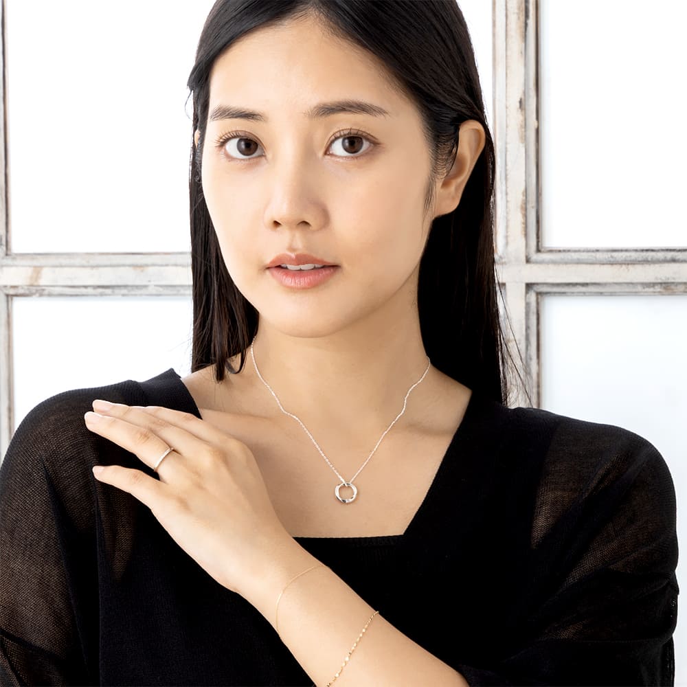 LOVERS SCENE ラバーズシーン 誕生石サークル ネックレス