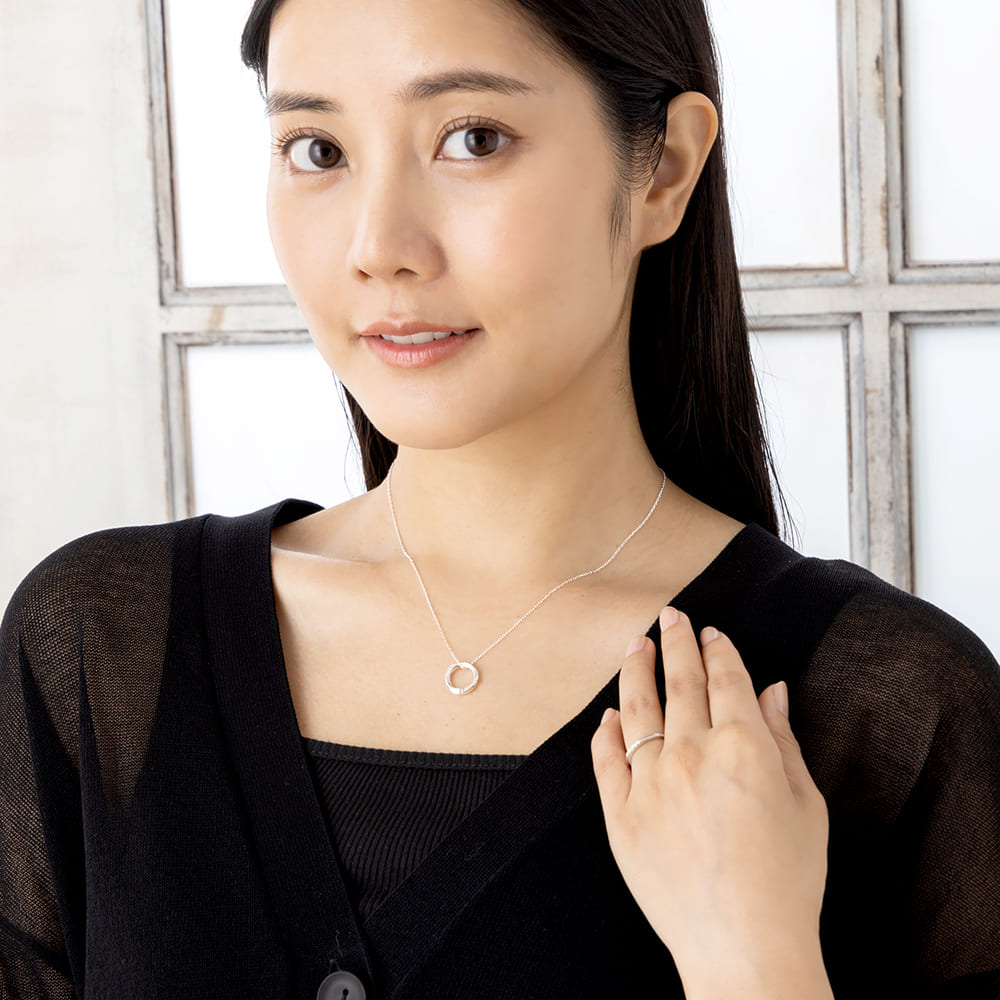 LOVERS SCENE ラバーズシーン 誕生石サークル ネックレス