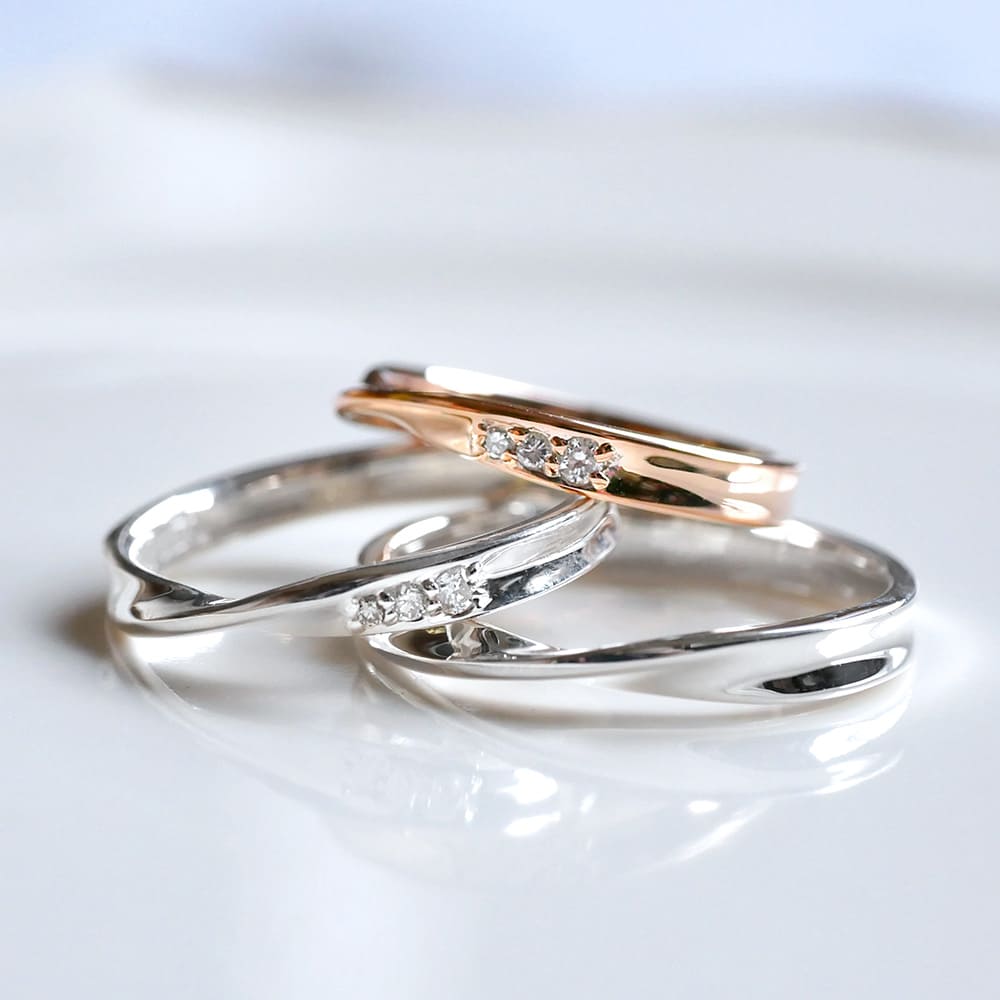 LOVERS SCENE　ラバーズシーン　ダイヤモンド　ペアリング