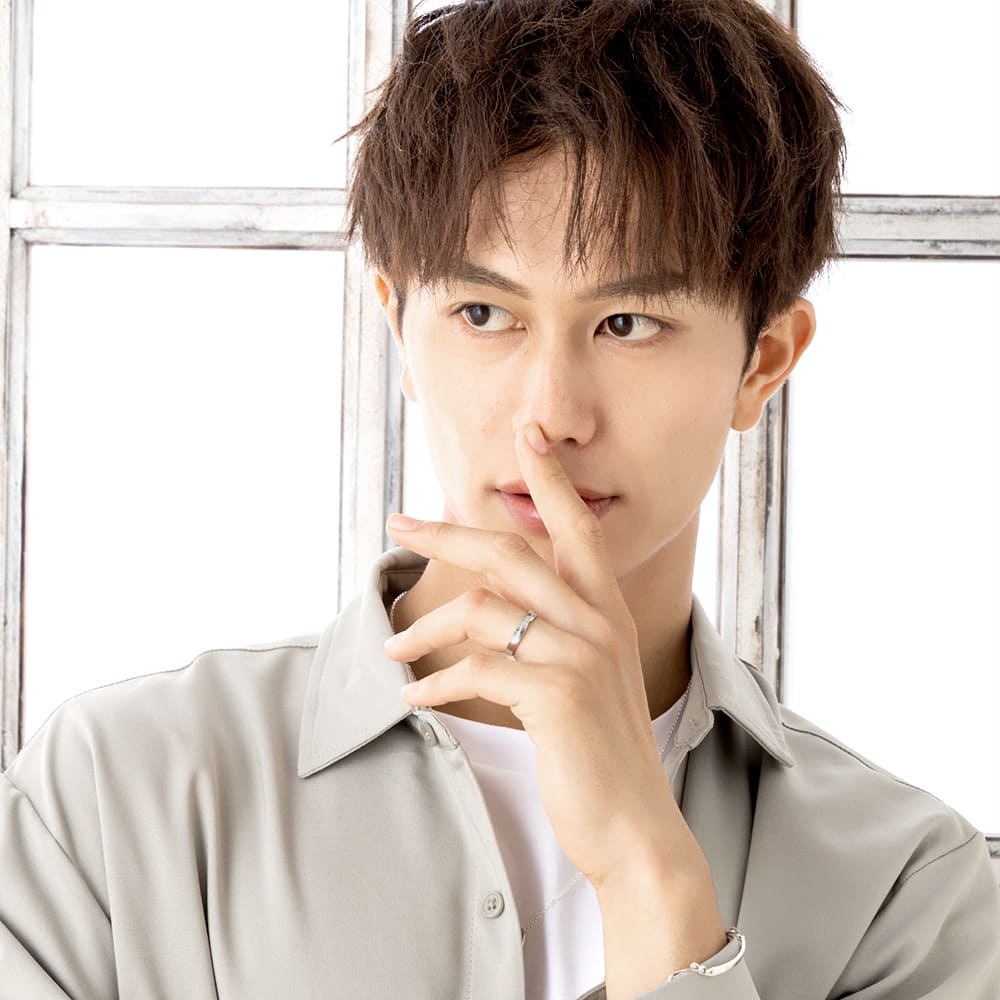 ラバーズシーン 刻印できる シルバーペアリング