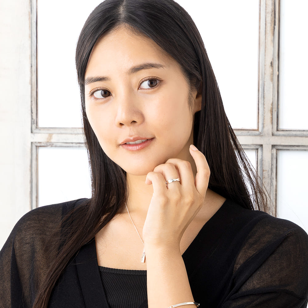 ラバーズシーン 刻印できる シルバーペアリング