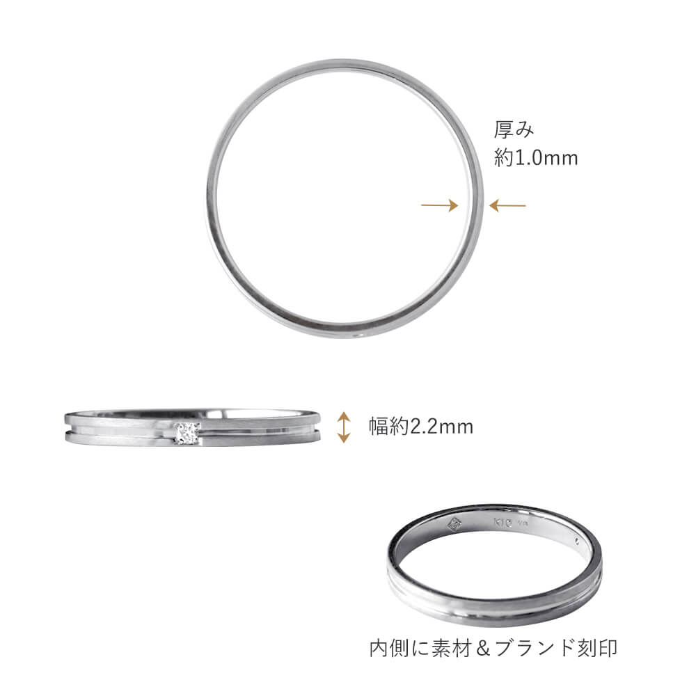 Lovers & Ring ペアリング 10金 18金 プラチナ