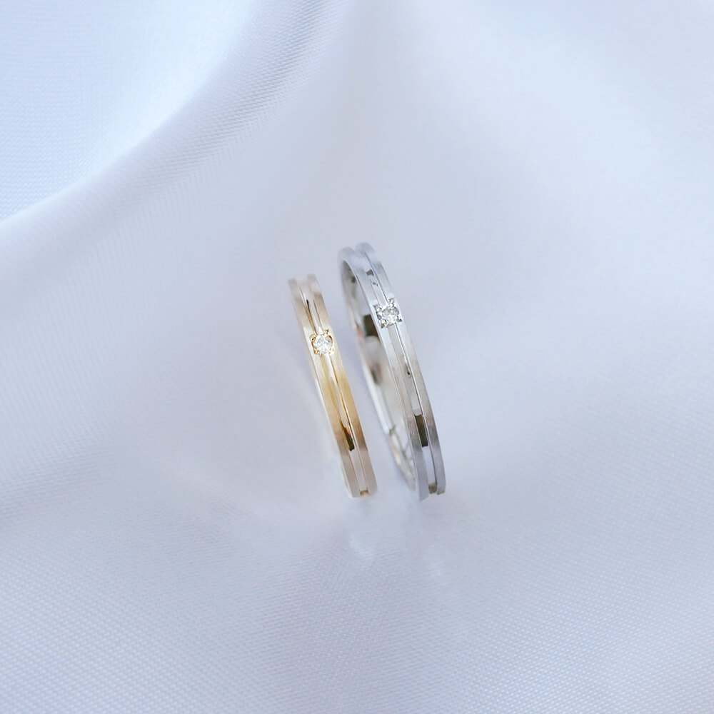 Lovers & Ring ペアリング 10金 18金 プラチナ