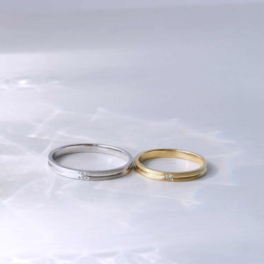 Lovers & Ring ペアリング 10金 18金 プラチナ