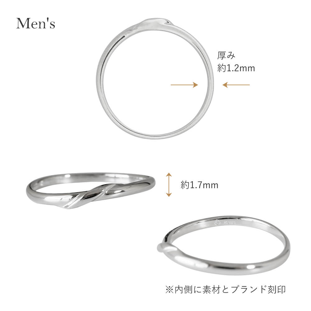 Lovers & Ring ペアリング 10金 18金 プラチナ