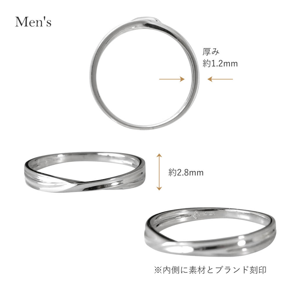 Lovers & Ring ペアリング 10金 18金 プラチナ