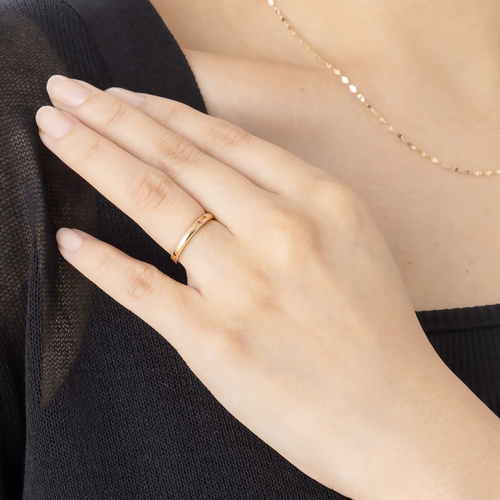 Lovers & Ring ペアリング 10金 18金 プラチナから選べる