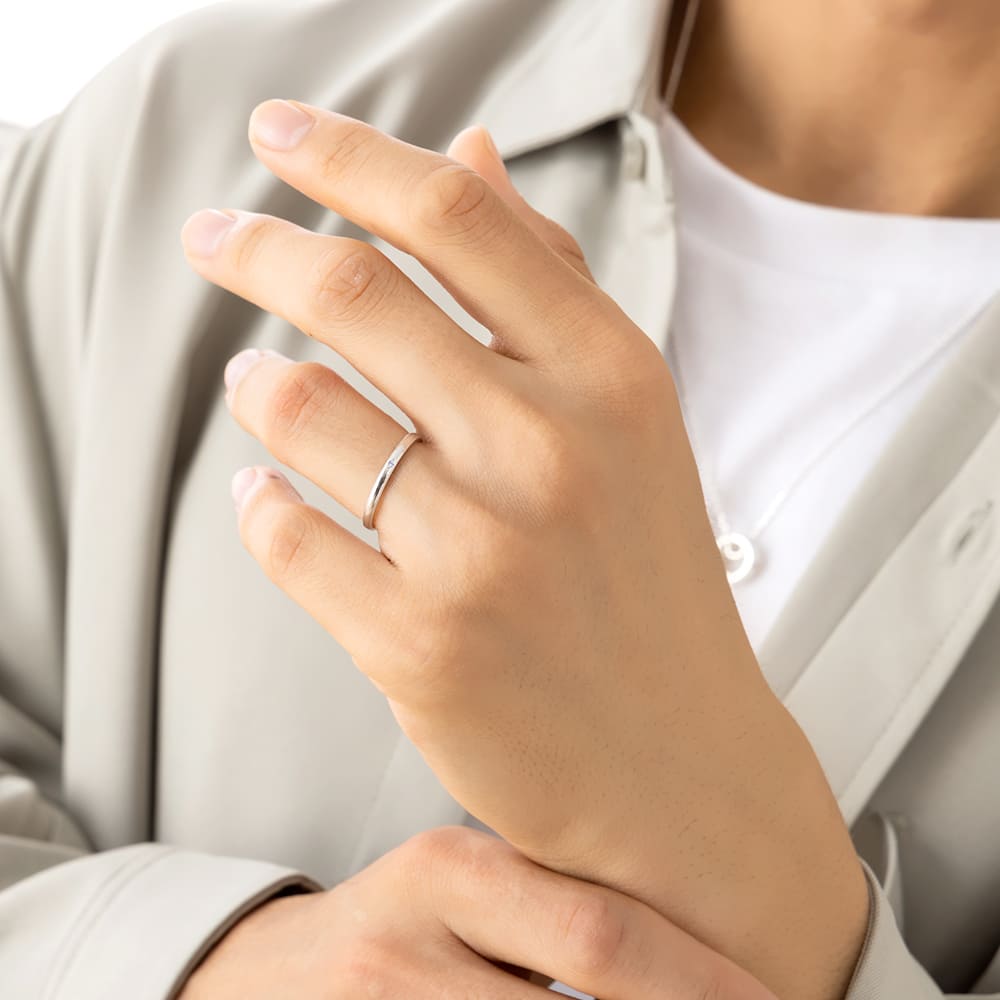 Lovers & Ring ペアリング 10金 18金 プラチナから選べる