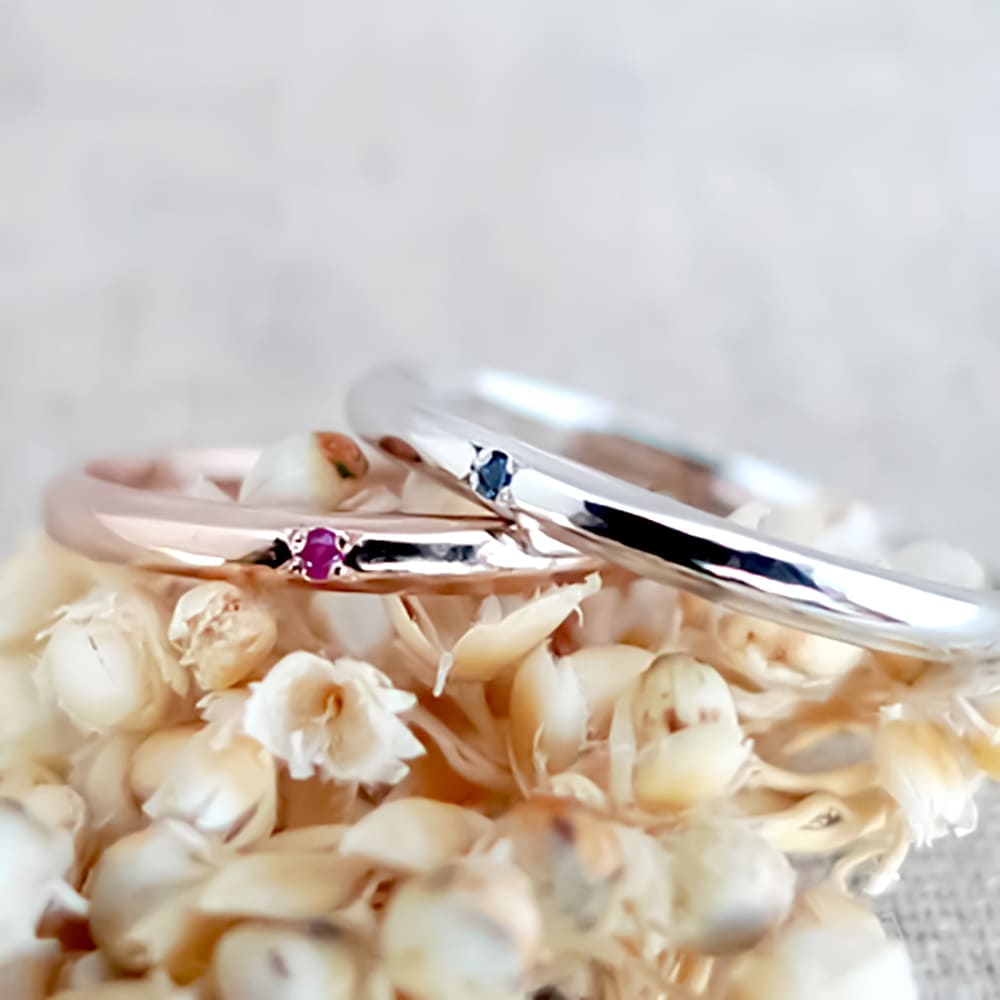 選べる素材＆誕生石】【刻印無料】セミオーダージュエリー