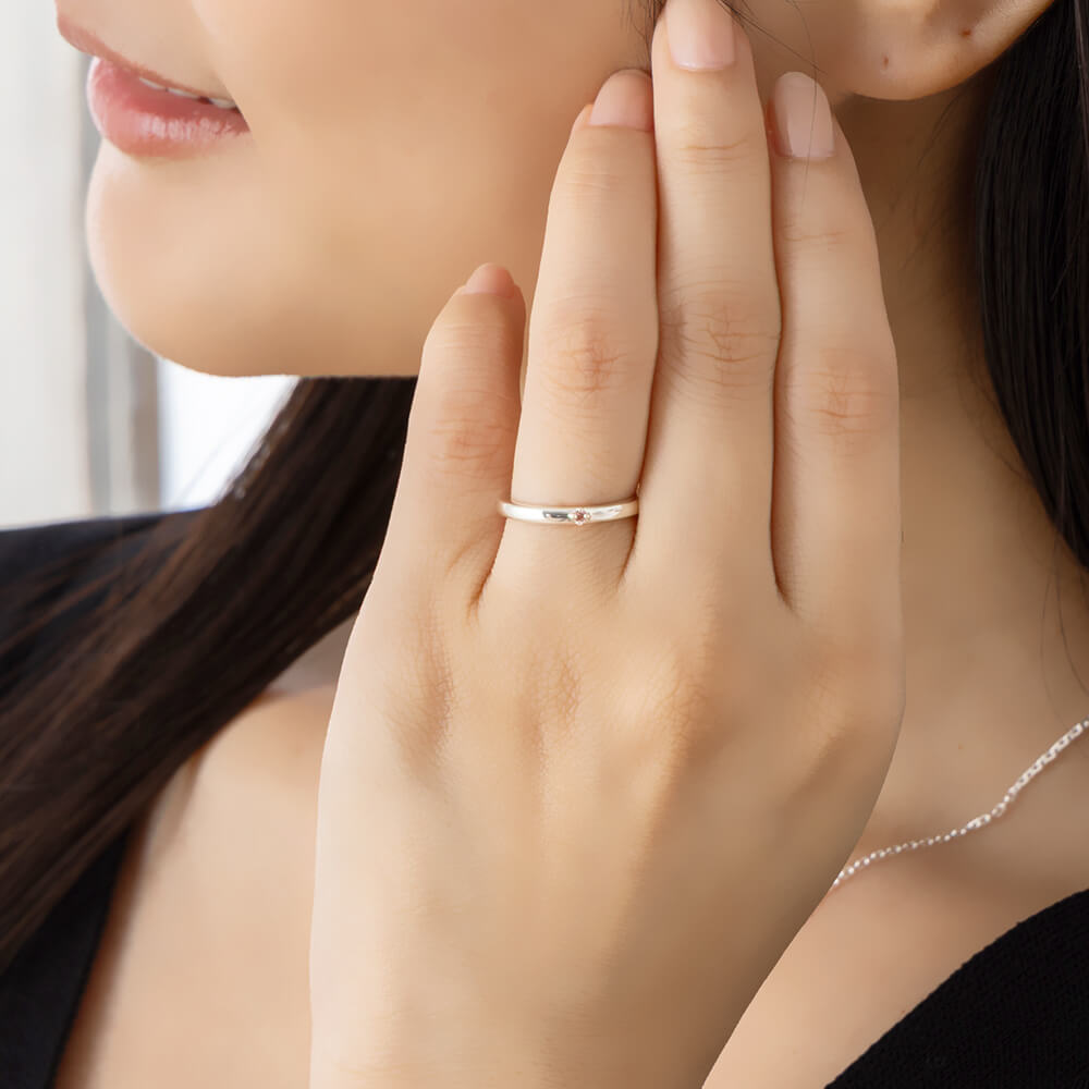 LOVERS SCENE　ラバーズシーン　誕生石　ペアリング