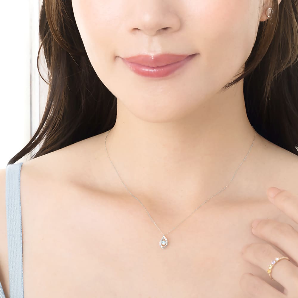 アクアマリン ネックレス