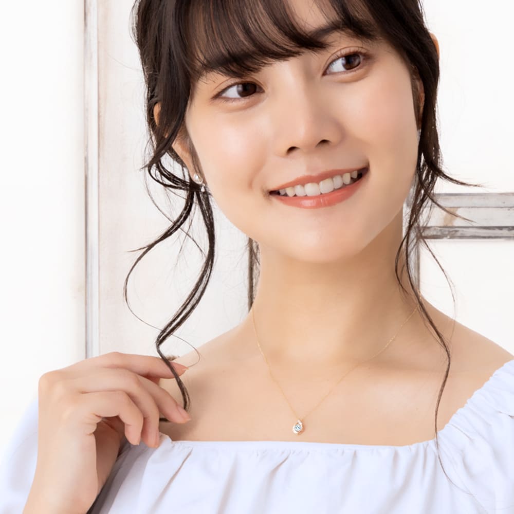 アクアマリン ネックレス