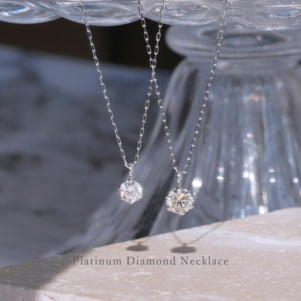 RITA ダイヤモンド プラチナネックレス