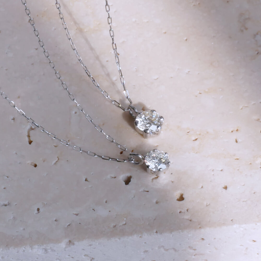 RITA ダイヤモンド プラチナネックレス