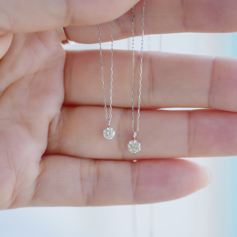 RITA ダイヤモンド プラチナネックレス