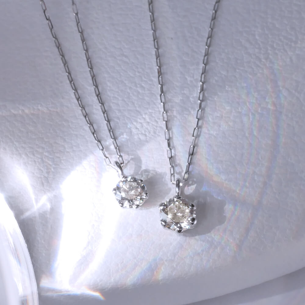 RITA ダイヤモンド プラチナネックレス