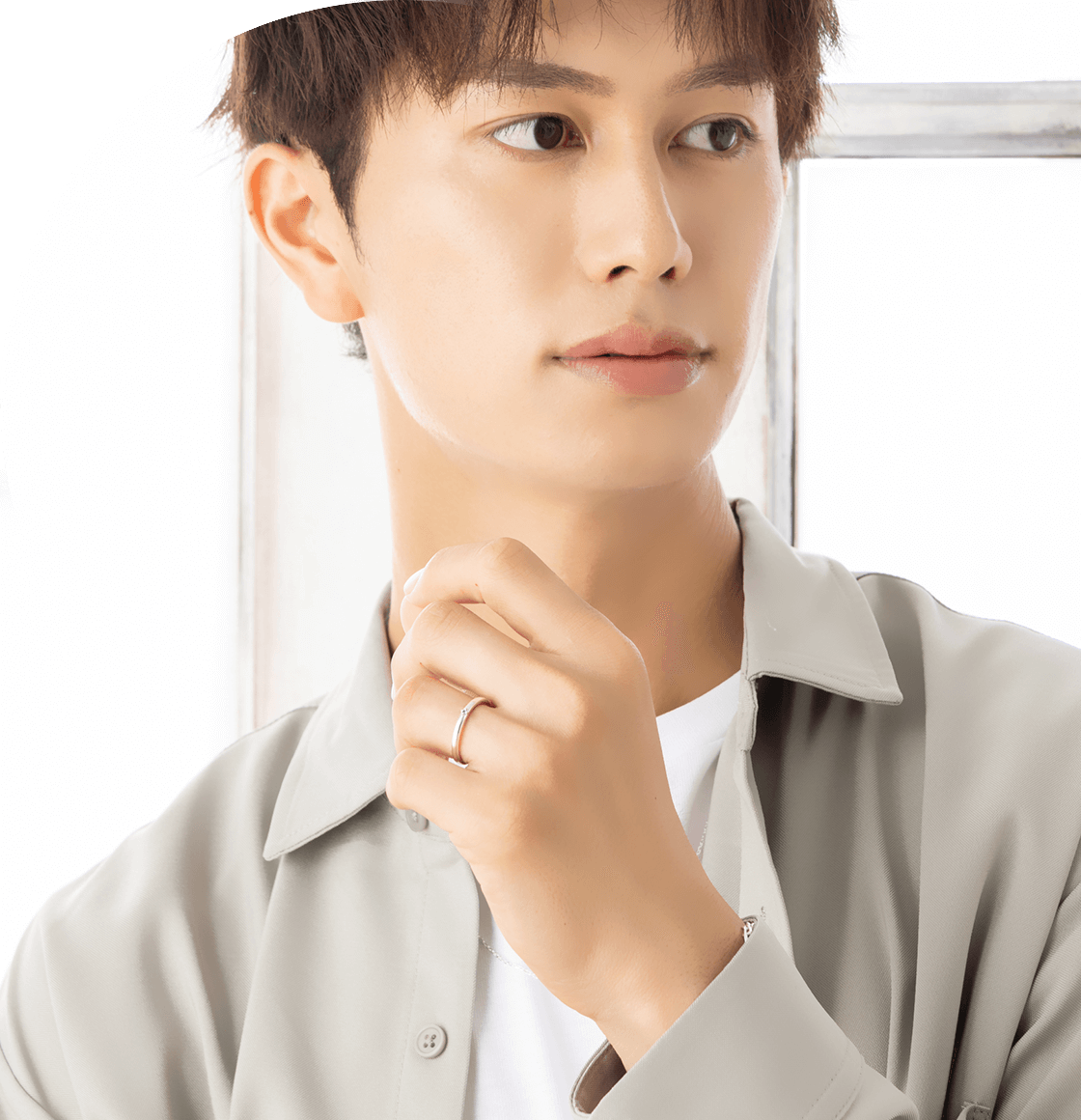 K10wgリングと誕生石リングホルダー